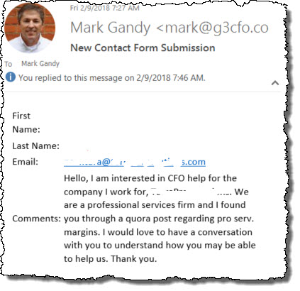 Contact Form Submission